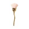 Cepillo de Maquillaje Flor de Rosa Modelo Nuevo Transfronterizo, Brocha para Polvos, Pincel para Uñas, Cepillo Limpiador de Polvo, Mango Electroplateado Fábrica