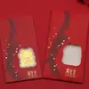 Pegatina de Gato del Mismo Estilo de Zhou Sheng para Buena Suerte y Protección Pegatina de Gato Dorado de 0 kg para Sobres Rojos, Artículo Popular para Transmisiones en Vivo