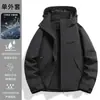 Jaqueta de Penas Luotuo Estilo Igual Três em Um, Jaqueta de Trabalho para Montanhismo Softshell à Prova de Vento e Impermeável com Logotipo Personalizado