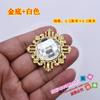 Novo cinto de desempenho decoração metal base oca diamante acrílico acessórios de vestuário 10 diamantes de gema quadrada