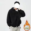 Sudadera con capucha y tapeta angulada para hombre, adecuada para primavera y otoño, estilo American high street, chaqueta cárdigan para pareja, prenda exterior casual resistente de corte holgado