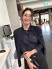 Loja Principal Shanghai Dan Nong/Conjunto de Malha Trançada Feminino Coleção Primavera 2026 Cardigan de Lã Tricotado Camisa Polo Conjunto de Duas Peças