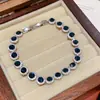 Pulseira Oval de Zircônia Estilo Palácio Francês, Pulseira de Temperamento Doce e Versátil, Luxo Leve, Joia de Mão de Alto Padrão e Exquisite para Mulheres
