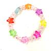 Pulsera de Flor de Cristal de Imitación para Niños Pulsera Elástica con Cuentas de Flores Flor de Dibujos Animados Mariposa Pulsera para Niñas Juguete para Niña Pequeña