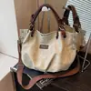 Bolso Bandolera Retro de Gran Capacidad para Mujer 2025 Nuevo Bolso Tote de Diseño de Nicho de Moda Bolso Cruzado Simple de Gama Alta