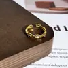 2025 Nuevo Celebridad de Internet China Vintage Dibujo de Alambre Moda Exquisito Anillo para Mujer Gradiente Chapado en Oro Esmalte Mariposa Lujo Ligero Anillo de Dedo