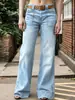 Pantalones de Pierna Ancha de Moda para Mujer eBay Primavera/Otoño 2026, Elegantes, Cómodos, Versátiles y Elegantes Pantalones de Mezclilla al por Mayor