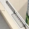 Varal de roupas para janelas, uma ferramenta mágica para secar roupas em grades de prédios altos, pequeno varal externo para toalhas e sapatos