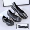 2025 Nuevos Zapatos de Cuero para Niñas Zapatos de Rendimiento de PVC Zapatos Pequeños de Cuero para Niños Negro Versátil Suela Suave Zapatos Estilo Princesa