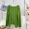 Camisa Transpirable de Seda de Hielo de Manga Larga con Protección Solar para Mujer, Corte Holgado, Adelgazante, Reversible, Top Trendy tipo Cubre-Traje con Protección Solar