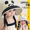 Protetor Solar de Primavera e Verão Chapéu Infantil Proteção UV ao Ar Livre para Meninos e Meninas Chapéu de Sol Chapéu de Bebê Top Vazio Estilo Coreano