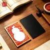 Imán de nevera pequeño con diseño de brocado Song, papel en blanco para escribir a mano, caligrafía y pintura, adecuado para escritura con pincel, tarjeta magnética DIY semiacabada
