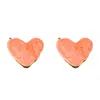 Estilo Óleo Acero Inoxidable 304 Goteo de Aceite Corazón Manchado Multicolor Colgante Colgante Simple Materiales para Joyería DIY Accesorios