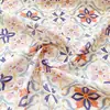 Tela Nueva Estampada Digital China Brocado Tela de Algodón Estilo Étnico Geométrico Vestido Cheongsam Tela Hanfu Superior