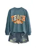 Amazon Wish moda de comercio exterior transfronterizo sudadera casual técnica con lazo de calabaza para mujer en stock