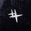 Nuevo broche de estilo coreano, broche de estrella de circonita, accesorios creativos para hombres y mujeres, broche de estrella de temperamento simple