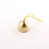Decoração Suspensa de Sino de Vento DIY Sino de Vento de Metal Chapéu Pingente de Sino de Cobre Material Sino Antifurto Decoração de Sino Pequeno de Natal