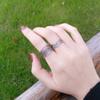 Colección Liquidación Anillo Luciérnagas ins Nicho Estilo Frío Joyería Retro Anillo para Mujer