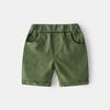 Pantalones de cinco puntos para niños, cómodos y suaves, informales, de cintura media, de moda coreana, para verano de 2023