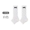 Calcetines finos de malla para primavera y verano con lazos, calcetines holgados estilo ballet, cubrepies, venta al por mayor desde Zhuzji
