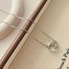 Collar de anillo Mobius para mujer, de alta calidad, ligero, de lujo, diseño de nicho, combina con todo, nuevo estilo 2024, cadena de clavícula, collar de moda.