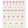 Adesivos para Unhas Yimei New Flower Lote Misto Adesivos 3D para Unhas Pequenos Adesivos Frescos de Tulipa para Unhas Adesivos para Unhas