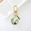 Nuevo Llavero de Metal de Panda Lindo Dibujo Animado Lindo Divertido Colgante de Llavero de Panda Colgante para Bolso de Hombres y Mujeres