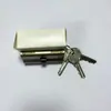 Venta directa del fabricante: Cilindro de cerradura universal de cobre Y-70MM para puertas interiores de madera con ranura de fácil rotura. Venta al por mayor de accesorios modernos para cerraduras