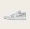 Zapatos Putian transfronterizos comercio exterior al por mayor zapatillas deportivas casuales versátiles de moda Jordan 1 para parejas, AJ1 de caña baja, zapatillas de panda para hombre y mujer