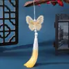 Borla Degradada Mariposa Nuevo Estilo Chino Accesorio de Mano Creativo Bolso para Teléfono Colgante de Decoración DIY Estilo Antiguo Adorno Hanfu