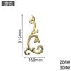 Guarda-corpo decorativo de flor de aço inoxidável 201/304 para isolamento de porta e janela, acessórios decorativos de aço inoxidável 3107 Flor de Botão