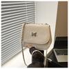 Bolso de Moda para Mujer 2024 Nuevo Trendy Combinable Simple Cadena Hombro Bandolera Bolso de Silla de Montar Casual Elegante Ins
