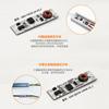 Módulo Táctil Arbitrario de Metal Completo de Bajo Voltaje 5-24V Sin Perforaciones Regulable de Aluminio Luz LED Interruptor con Sensor Inteligente