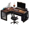 Escritorio de computadora, escritorio de esquina, escritorio doble multifuncional, escritorio de esquina en forma de L, escritorio de estudio, escritorio para juegos