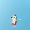 Serie de astronautas de dibujos animados DIY moda nacional aceite goteo aleación colgante pendientes llavero colgante accesorios material paquete