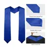 Cinta de Ceremonia de Honor para Doctorado y Maestría Extranjeros Color Sólido Cinta de Honor Ceremonial Chal de Graduación de Satén Disponible en Múltiples Colores