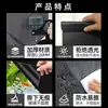 Adesivo de fundo para aquário PVC espessado preto fosco película de vidro à prova d'água para decoração externa de aquário