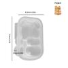 Molde de oso de cristal epoxi para manualidades, una variedad de pequeños animales, caramelos suaves, cubitos de hielo, molde de silicona de oso, venta directa de fábrica