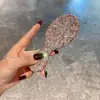 Conjunto de Diamantes de Luxo Leve Mais Vendido Mini Pente Portátil para Casa Pente Massageador de Cabeça Transfronteiriço Antiestático Pente com Almofada de Ar