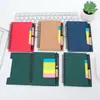 Set de Cuadernos Gruesos A6 con Papel Kraft para Promociones y Publicidad Corporativa, Notas Adhesivas Reutilizables, Cuaderno, Cuaderno en Espiral