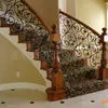 Barandillas de Escalera de Hierro Forjado Estilo Europeo para Casa, Artesanías de Hierro para Hotel, Accesorios Pintados para Barandillas de Escalera