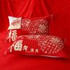 Un Par de Fundas de Almohada Hechas de Gasa de Algodón Mezclado, Absorbentes de Sudor y Transpirables, 52*78, Fundas de Almohada Suaves para Adultos del Hogar