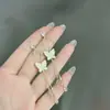 Brincos Longos Estilo Francês Doce Super Fada com Borla de Borboleta Personalidade Elegante Temperamento de Alto Padrão Leve Luxo Estilo Socialite