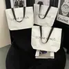 Bolsas de Palha Tecidas de Alta Qualidade, Sacolas de Presente Ecológicas de Grande Capacidade para Lojas de Roupas, Sacolas de Presente para Compras de Roupas Femininas, Atacado Personalizado