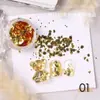 Novo Glitter para Nail Art, Glitter Grande Dourado e Prateado Brilhante, Pó de Glitter Fino Hexagonal Ultrafino, Decorações de Unhas, Especial para Nail Art
