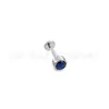 Aretes de Aleación de Titanio F136 con Circonita, Tachuelas para Cartílago, Tachuelas para Labio, Tachuelas Ciliares de Titanio G23 con Rosca Interna, Joyería para Piercings Corporales