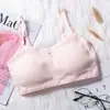 Ropa interior Qiao Maner 6059 para Estudiantes de Primaria y Secundaria Chaleco Coreano para Mujeres de Pecho Pequeño para Estudiantes de Secundaria en Desarrollo Sujetador para Niños Grandes
