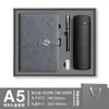 Set de Cuaderno A5 con Hebilla Metálica de Negocios y Caja de Regalo de Alta Gama para Manualidades, Regalo Souvenir para Reunión Anual Corporativa, Logo Impreso