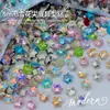 8mm Copo de Nieve Celebridad de Internet Accesorios para Uñas Punta Inferior Diamante Super Brillante Forma Especial Broca para Uñas Diamante Celebridad de Internet Estilo Caliente Venta al por Mayor