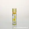 Botella de Vidrio para Perfume Galvanizada Personalizada, Botella con Atomizador de Presión, Botella Portátil para Muestras de Aceite Esencial Estampada en Oro, Botella Vacía, Cosméticos de Alta Gama